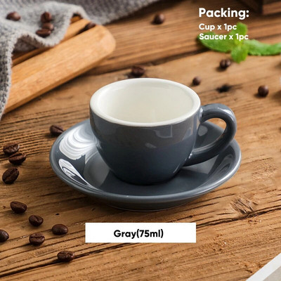 1 rinkinys spalvotų keraminių kavos puodelių rinkinys espreso kavos puodeliai porcelianiniai popietės arbatos puodeliai pusryčių pieno puodelis Mieli keramikiniai puodeliai didmeninė prekyba