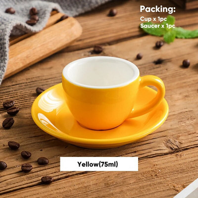 1 rinkinys spalvotų keraminių kavos puodelių rinkinys espreso kavos puodeliai porcelianiniai popietės arbatos puodeliai pusryčių pieno puodelis Mieli keramikiniai puodeliai didmeninė prekyba