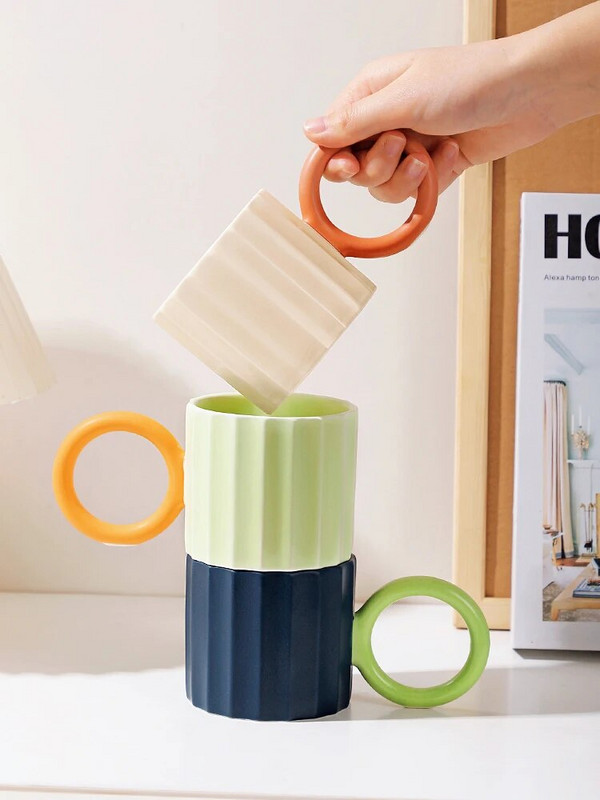 Căni de cafea din ceramică lucrate manual Ceai cu lapte pesonalizate nordice Căni pentru cuplu creative de birou Vase de bucătărie Cadou pentru iubitorul de cafea