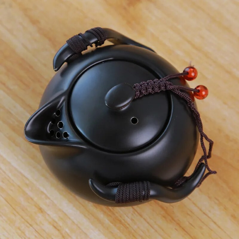 Keraamiline teekann gaiwan Chinese Travel Keraamiline teetass puer Hiina teekannu jaoks kaasaskantav teekomplekt jooginõud Tasuta kohaletoimetamine