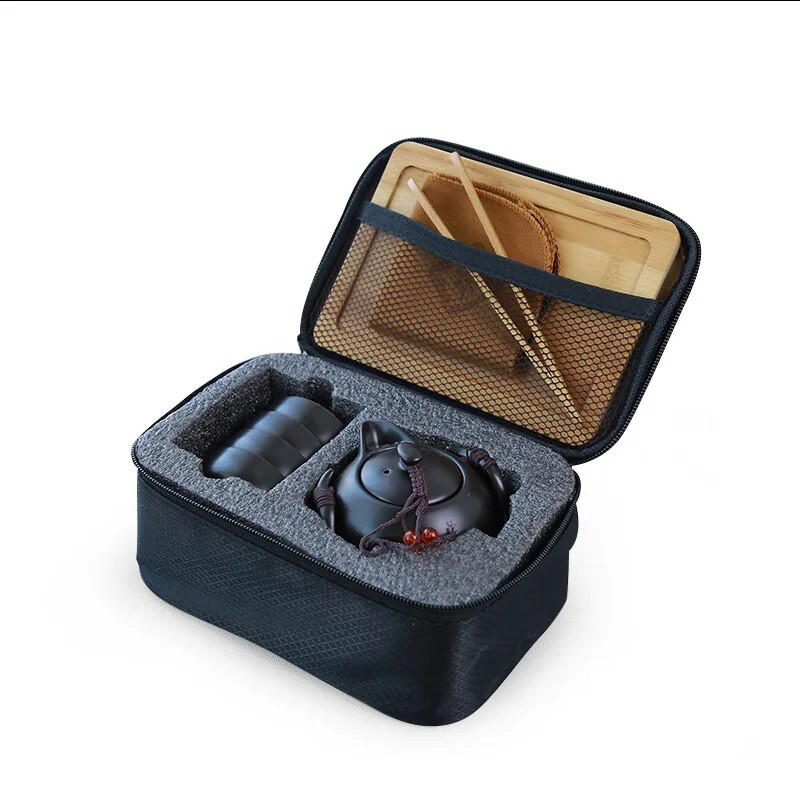 Keraamiline teekann gaiwan Chinese Travel Keraamiline teetass puer Hiina teekannu jaoks kaasaskantav teekomplekt jooginõud Tasuta kohaletoimetamine