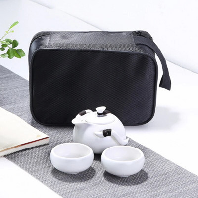 κεραμική τσαγιέρα βραστήρας gaiwan φλιτζάνι τσαγιού για puer κινέζικο δοχείο τσαγιού φορητό σετ τσαγιού με τσάντα ταξιδιού Δωρεάν αποστολή