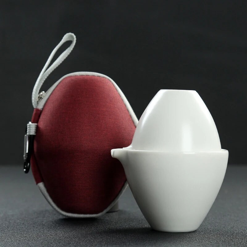 Φορητό σετ τσαγιού εξωτερικού χώρου για καφέ ταξιδιού Teaware με τσάντα αποθήκευσης Τσαγιέρα Φλυτζάνι τσαγιού Κινέζικο Kung Fu Tea Σετ Βραστήρας για gaiwan Teapo