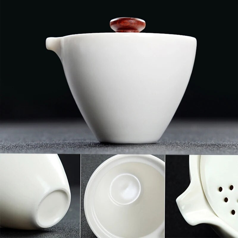 Φορητό σετ τσαγιού εξωτερικού χώρου για καφέ ταξιδιού Teaware με τσάντα αποθήκευσης Τσαγιέρα Φλυτζάνι τσαγιού Κινέζικο Kung Fu Tea Σετ Βραστήρας για gaiwan Teapo