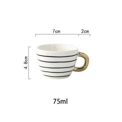 Rankomis dažyti netaisyklingos formos keraminiai puodeliai Mikrobangų krosnelėje Indaplovėje Saugus Nordic Creative Rankų darbo kavos arbatos Pieno puodeliai Gėrimų indai Dovana