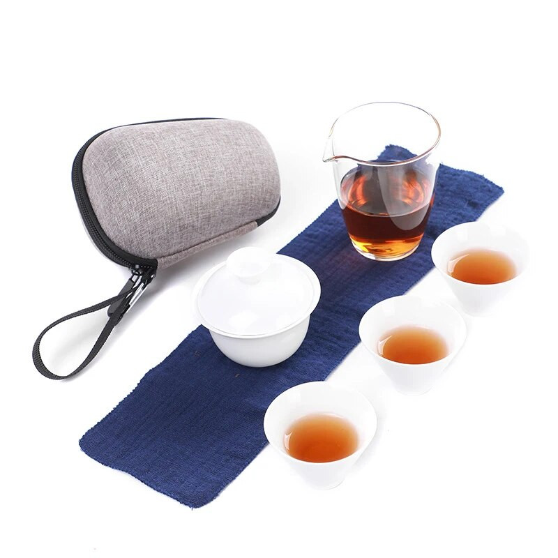 Torbica za putne setove čaja Quick Kettle Cup Kung Fu Teapot Teacpot Poklopac za šalicu Zdjela šalica tea limenke Kung Fu tea set Besplatna dostava