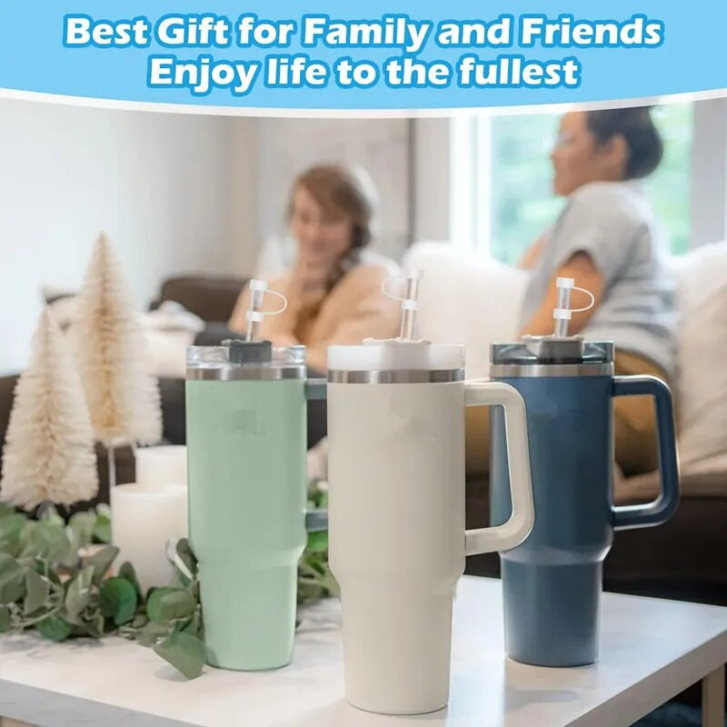 Silikoninio išsiliejimo nepraleidžiančio kamščio rinkinys Stanley puodeliui 1,0 2,0 40 uncijų / 30 oz.