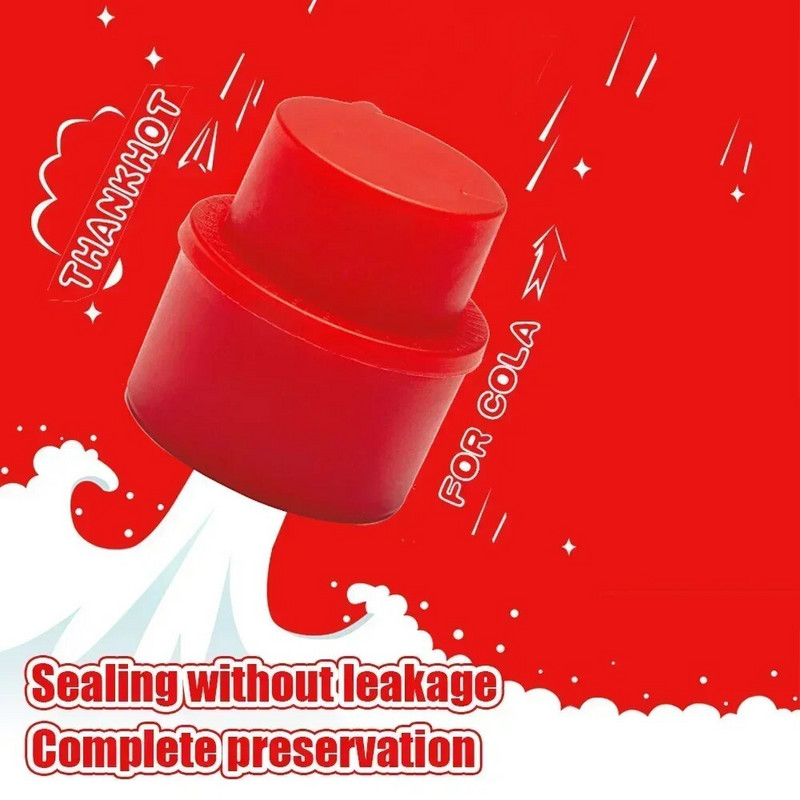 Novi vakuumski čep za bocu sa sodom, gornji poklopac za bocu, mekani čepovi za brtvljenje na napuhavanje, za višekratnu upotrebu, zaporna boca za smrznuta gazirana pića