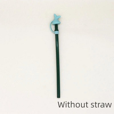 1 τεμ. Cartoon σιλικόνης συμβουλές από άχυρο Καπάκι σκόνης κατανάλωσης Πιτσιλίσματα Κάλυμμα Creative Cup Αξεσουάρ Εργαλεία σφράγισης με άχυρο 6-8 mm