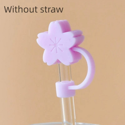 1 τεμ. Cartoon σιλικόνης συμβουλές από άχυρο Καπάκι σκόνης κατανάλωσης Πιτσιλίσματα Κάλυμμα Creative Cup Αξεσουάρ Εργαλεία σφράγισης με άχυρο 6-8 mm