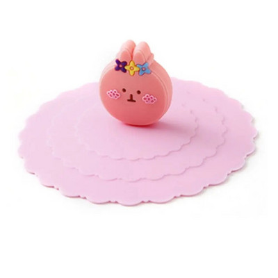 24 boje 10 cm silikonski poklopac za šalicu za višekratnu upotrebu, slatki pečatni poklopac za vakuumsku šalicu, otporan na prašinu, čaj, kava, poklopci, dodaci za šalice