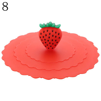 24 boje 10 cm silikonski poklopac za šalicu za višekratnu upotrebu, slatki pečatni poklopac za vakuumsku šalicu, otporan na prašinu, čaj, kava, poklopci, dodaci za šalice