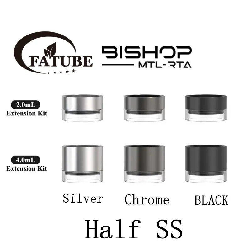 Baro arbatinuko vandens butelis ir puodelio priedai, skirti Ambition Mods Bishop MTL / ULTTON Kuma RTA Combi Tank Blind Air Pin Half SS Bin