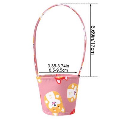 Ištraukiamas dirželis vandens butelio laikiklio nešiklio puodelio rankovės nuo karšto puodelio laikiklio vandens butelio maišelio puodelio maišelis lauko kasdieniai įrankiai