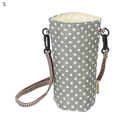 Ištraukiamas dirželis vandens butelio laikiklio nešiklio puodelio rankovės nuo karšto puodelio laikiklio vandens butelio maišelio puodelio maišelis lauko kasdieniai įrankiai