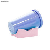 Ποτηροθήκη σιλικόνης με ενσωματωμένη υποδοχή κούπα Γυάλινη θήκη για χειροτεχνίες Χαλκομανίες βάση κυρτότητας ποτηριού