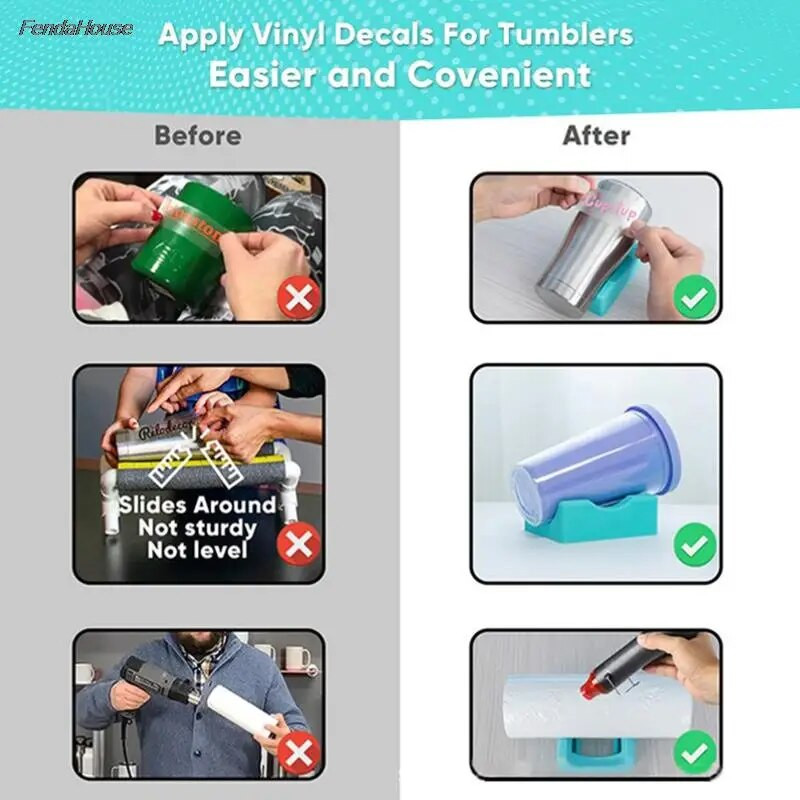 Ποτηροθήκη σιλικόνης με ενσωματωμένη υποδοχή κούπα Γυάλινη θήκη για χειροτεχνίες Χαλκομανίες βάση κυρτότητας ποτηριού