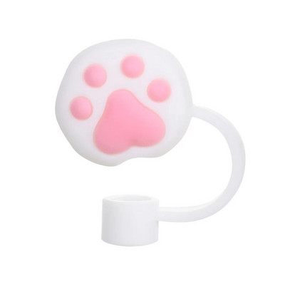 1 vnt Kūrybinis daugkartinio naudojimo silikoninis šiaudinis kištukas, atsparus purslams, geriamasis nuo dulkių dangtelis Dulkėms atsparus šiaudų antgaliai uždengiamas puodelio priedas virtuvės įrankis