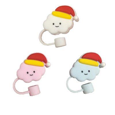 3 pakuotės suderinamos su Stanley 30 ir 40 uncijų stikline, 10 mm debesies formos šiaudų dangteliu, mielais silikoniniais šiaudiniais dangteliais