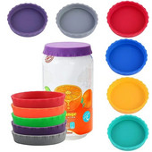 1/3/6tk Standardne joogipurgi kaaned Lekkekindel tihenduskork Punane vein Pehme kork Tihenduskork Joogipurgi kaaned Soodakaane kaitsed