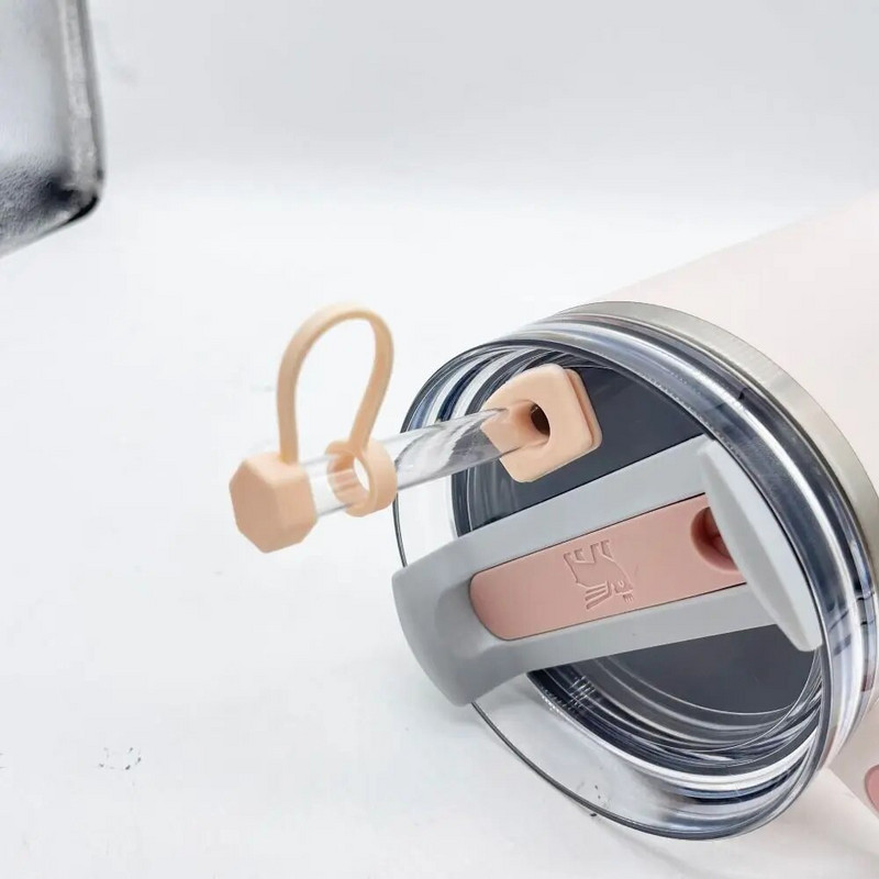 Silikonski čep otporan na prolijevanje kompatibilan za Stanley Cup 2.0 40oz/ 30oz slamčica protiv curenja Poklopac Dodaci za čašu