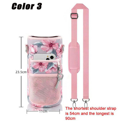 1 kom. torba s poklopcem za bocu s remenom Neoprenski držač za pohranu vode naramenica crna izolacijska torba za nosač boce dnevni alati