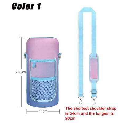 1 kom. torba s poklopcem za bocu s remenom Neoprenski držač za pohranu vode naramenica crna izolacijska torba za nosač boce dnevni alati