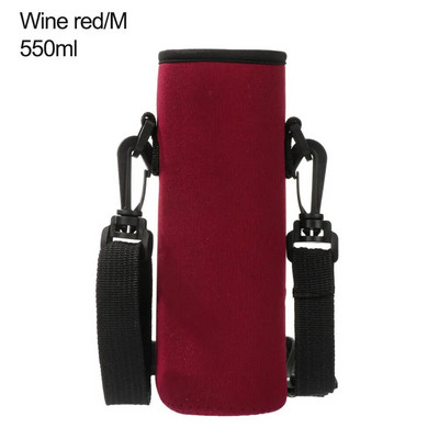 1 kom. torba s poklopcem za bocu s remenom Neoprenski držač za pohranu vode naramenica crna izolacijska torba za nosač boce dnevni alati