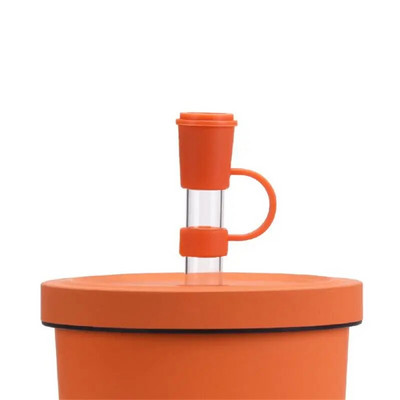 1 τεμ. σιλικόνης καλαμάκια καλύμματα καλύμματα αδιάβροχα καλαμάκια χαριτωμένα επαναχρησιμοποιήσιμα άκρα από άχυρο 12 χιλιοστών Αξεσουάρ σπιτιού