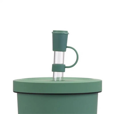 1 τεμ. σιλικόνης καλαμάκια καλύμματα καλύμματα αδιάβροχα καλαμάκια χαριτωμένα επαναχρησιμοποιήσιμα άκρα από άχυρο 12 χιλιοστών Αξεσουάρ σπιτιού