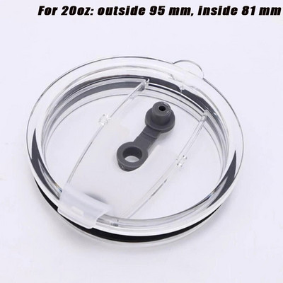 20/30Oz tihenduspudeli kate pritsmekindlad tavalised plastkaaned Ozarki jaoks Trail for Rtic jaoks Yei Tumber Cup termose tassi jaoks