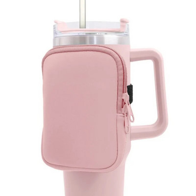 Veepudelikott Stanley tassi jaoks 40 untsi/20 untsi/30 untsi veepudel Caddy neopreenist trummikott kaartide jaoks Võtmed Rahakott Kõrvaklapid