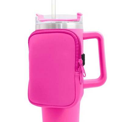 Veepudelikott Stanley tassi jaoks 40 untsi/20 untsi/30 untsi veepudel Caddy neopreenist trummikott kaartide jaoks Võtmed Rahakott Kõrvaklapid