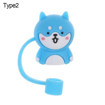 1 vnt Kūrybinis daugkartinio naudojimo silikoninis šiaudinis kištukas, atsparus purslams, geriamasis nuo dulkių dangtelis Dulkėms atsparus šiaudų antgaliai uždengiamas puodelio priedas virtuvės įrankis