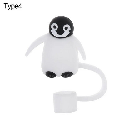 1 vnt Kūrybinis daugkartinio naudojimo silikoninis šiaudinis kištukas, atsparus purslams, geriamasis nuo dulkių dangtelis Dulkėms atsparus šiaudų antgaliai uždengiamas puodelio priedas virtuvės įrankis