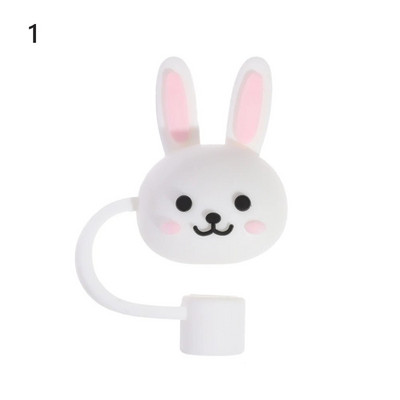 1 vnt Kūrybinis daugkartinio naudojimo silikoninis šiaudinis kištukas, atsparus purslams, geriamasis nuo dulkių dangtelis Dulkėms atsparus šiaudų antgaliai uždengiamas puodelio priedas virtuvės įrankis