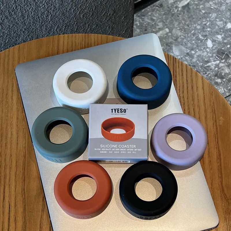 Προστατευτικό κάλυμμα μπουκαλιού ανθεκτικό αντιολισθητικό κάλυμμα κυπέλλου διαμέτρου 71-77 mm Μπουκάλι Tyeso με κάτω μανίκι σιλικόνης γενικής χρήσης