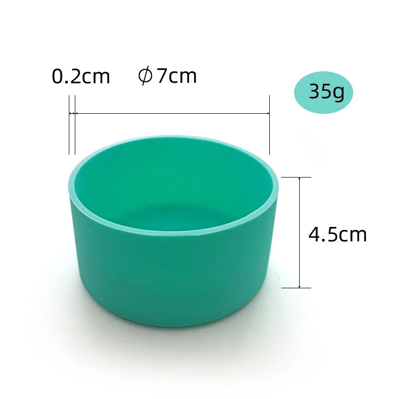 Κάλυμμα μπουκαλιού 7/7,5cm σιλικόνης Θερμομόνωση κάτω κάλυμμα Αντιολισθητικό μανίκι φιάλης Βάση αθλητικό κάλυμμα κυπέλλου