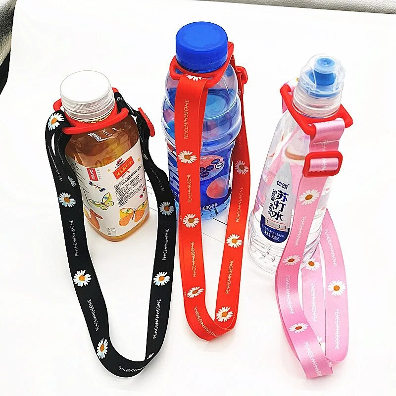 1 ΤΕΜ. Convenient Sport Outdoor Water Cup Strap Πόρπη Πολυλειτουργικό μπουκάλι μεταλλικού νερού Drink Bottle Strap Lanyard Backwater