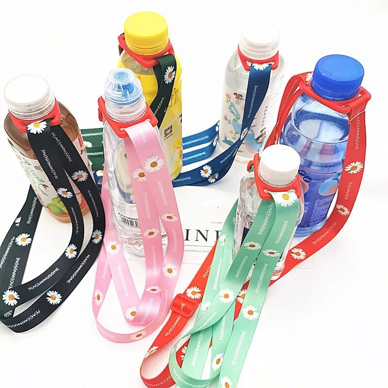 1 ΤΕΜ. Convenient Sport Outdoor Water Cup Strap Πόρπη Πολυλειτουργικό μπουκάλι μεταλλικού νερού Drink Bottle Strap Lanyard Backwater
