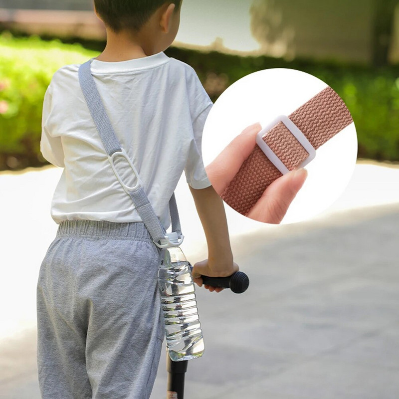 Naramenica za bocu s vodom Podesiva prijenosna užad s kopčom za kuhalo za vodu za vanjsko kampiranje Planinarenje Dodaci za bocu s vodom