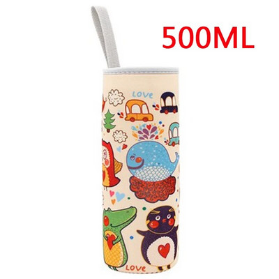 Θήκη Sport Bottle Water Case Insolated Bag Thermos Cup Pouch Portable Vacuum Glass Cup Set Αξεσουάρ Sport Camping 350ml—500ml