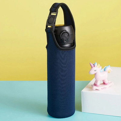 500 ml naujas nešiojamas šilumą izoliuotas puodelio rankovių dėklas Kelioninis vandens butelių dangteliai Apsauginis laikymo maišelio termoso dangtelis