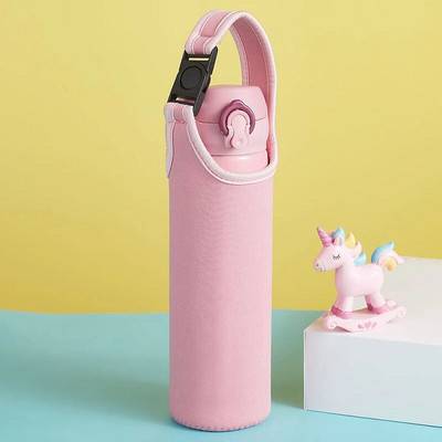 500 ml naujas nešiojamas šilumą izoliuotas puodelio rankovių dėklas Kelioninis vandens butelių dangteliai Apsauginis laikymo maišelio termoso dangtelis