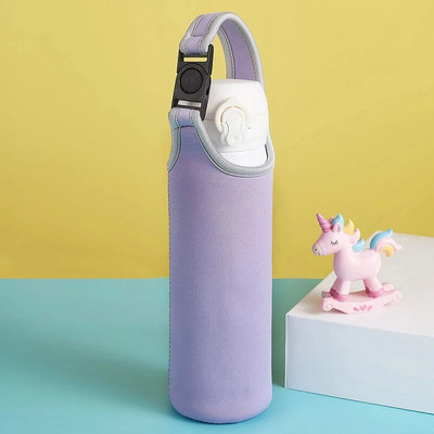 500 ml naujas nešiojamas šilumą izoliuotas puodelio rankovių dėklas Kelioninis vandens butelių dangteliai Apsauginis laikymo maišelio termoso dangtelis