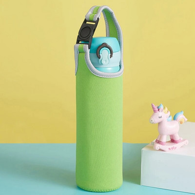 500 ml naujas nešiojamas šilumą izoliuotas puodelio rankovių dėklas Kelioninis vandens butelių dangteliai Apsauginis laikymo maišelio termoso dangtelis