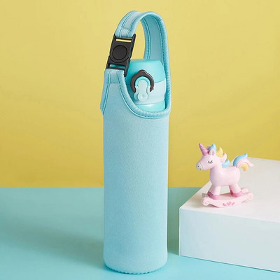 500 ml naujas nešiojamas šilumą izoliuotas puodelio rankovių dėklas Kelioninis vandens butelių dangteliai Apsauginis laikymo maišelio termoso dangtelis