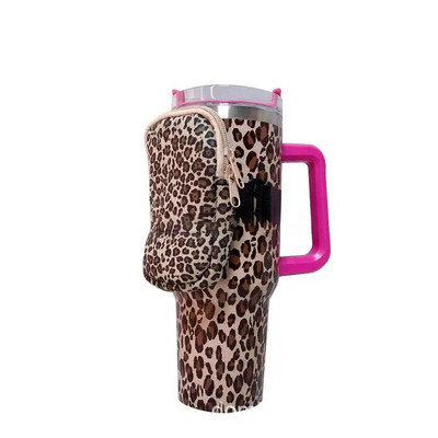 Θήκη για μπουκάλι νερού από νεοπρένιο για Stanley Quencher Adventure 40oz 20oz 30oz, Αξεσουάρ γυμναστικής για τρεχούμενο μπουκάλι νερού Handheld Caddy