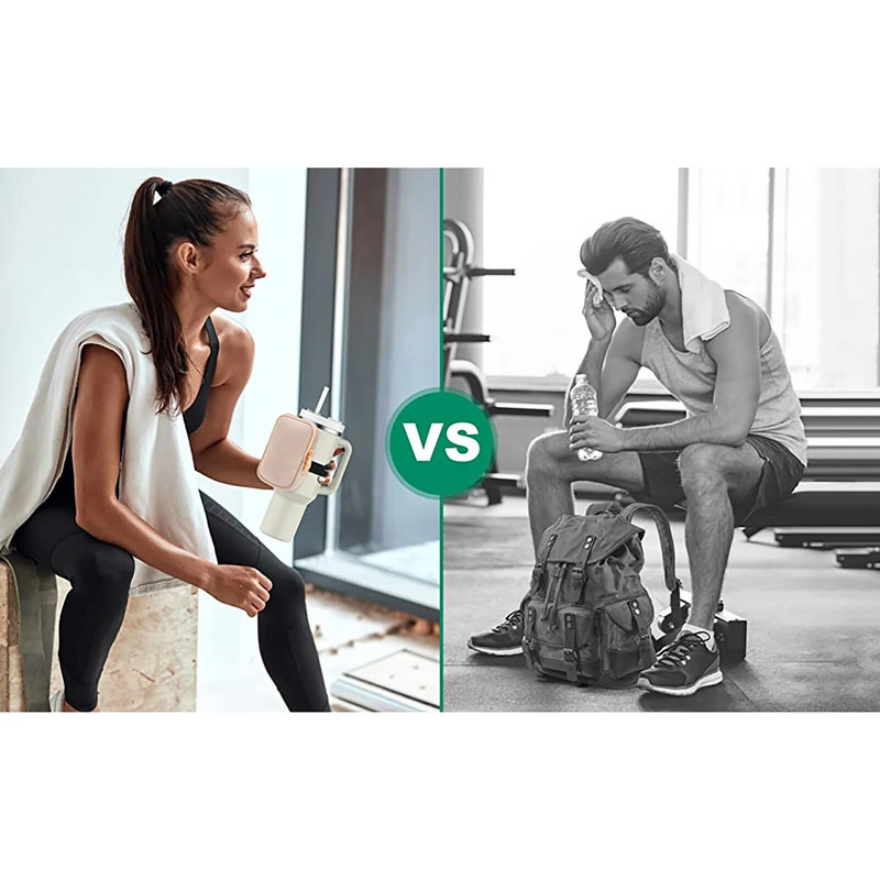 Θήκη για μπουκάλι νερού από νεοπρένιο για Stanley Quencher Adventure 40oz 20oz 30oz, Αξεσουάρ γυμναστικής για τρεχούμενο μπουκάλι νερού Handheld Caddy