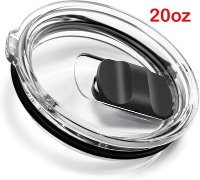 20 30 Oz stiklinių dangtelių pakaitiniai dangteliai, suderinami su YETI 20 oz stiklinių išsiliejimo nepraleidžiančiais puodelių dangčiais su magnetiniu slankiojančiu jungikliu